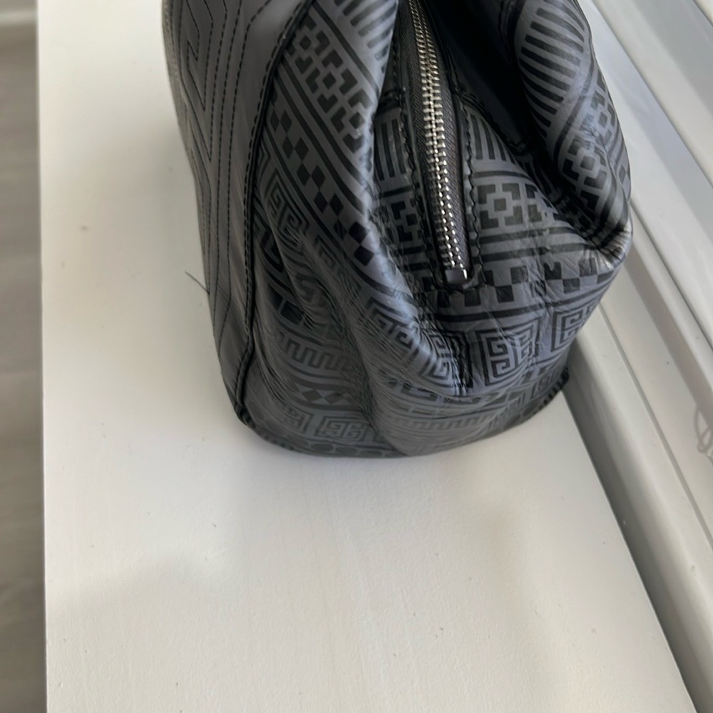Jonathan Adler gray leather Satchel Bag with Structured Design - Picture 11 of 14